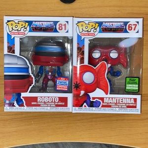 Masters of the Universe 2 pack/set Funko Pops! (Category: Retro Toys) Roboto